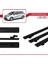 Toyota Sienna (XL40) 2021 ve Sonrası ile Uyumlu Basıc Model Ara Atkı Tavan Barı Siyah 3 Adet 3