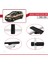 Renault Grand Scenic (Mk3) 2009-2016 Arası ile Uyumlu Basıc Model Ara Atkı Tavan Barı Siyah 3 Adet 4