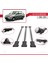 Fiat Palio Weekend 1996-2007 Arası ile Uyumlu Fly Model Ara Atkı Tavan Barı Gri 3 Adet Bar 4