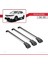 Nissan Qashqai 2014-2017 Arası ile Uyumlu Ace-1 Ara Atkı Tavan Barı Gri 3 Adet Bar 3