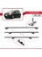 Nissan Qashqai 2007-2010 Arası ile Uyumlu Basıc Model Ara Atkı Tavan Barı Gri 3 Adet 5