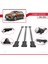 Hyundai I20 Actıve 2015 ve Sonrası ile Uyumlu Fly Model Ara Atkı Tavan Barı Gri 3 Adet Bar 4