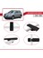 Mitsubishi Outlander 2003-2008 Arası ile Uyumlu Basıc Model Ara Atkı Tavan Barı Siyah 3 Adet 4