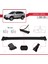 Chevrolet Captiva 2007-2011 Arası ile Uyumlu Fly Model Ara Atkı Tavan Barı Siyah 3 Adet Bar 3