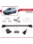 Citroen C-Crosser 2006-2013 Arası ile Uyumlu Fly Model Ara Atkı Tavan Barı Gri 3 Adet Bar 3