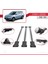 Citroen C-Crosser 2006-2013 Arası ile Uyumlu Fly Model Ara Atkı Tavan Barı Gri 3 Adet Bar 4