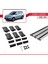 Citroen C-Crosser 2006-2013 Arası ile Uyumlu Fly Model Ara Atkı Tavan Barı Gri 3 Adet Bar 5