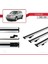 Saturn Vue Opel Antara 2008-2010 Arası ile Uyumlu Basıc Model Ara Atkı Tavan Barı Gri 3 Adet 3