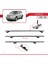 Saturn Vue Opel Antara 2008-2010 Arası ile Uyumlu Basıc Model Ara Atkı Tavan Barı Gri 3 Adet 5