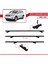Toyota Highlander (XU40) 2008-2013 Arası ile Uyumlu Basıc Model Ara Atkı Tavan Barı Siyah 3 Adet 5
