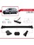 Audi A4 Avant (B7) 2005-2007 Arası ile Uyumlu Fly Model Ara Atkı Tavan Barı Siyah 3 Adet Bar 3