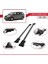 Toyota Sienna (XL30) 2011-2020 Arası ile Uyumlu Fly Model Ara Atkı Tavan Barı Gri 4