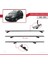 Toyota Corolla Spacio (E120) 2001-2007 Arası ile Uyumlu Basıc Model Ara Atkı Tavan Barı Gri 3 Adet 5