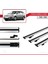 Toyota Corolla (E120) 2000-2006 Arası ile Uyumlu Basıc Model Ara Atkı Tavan Barı Gri 3 Adet 3