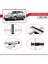 Toyota Corolla (E120) 2000-2006 Arası ile Uyumlu Basıc Model Ara Atkı Tavan Barı Gri 3 Adet 4