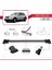 Infiniti QX50 (J50) 2014-2017 Arası ile Uyumlu Fly Model Ara Atkı Tavan Barı Gri 3