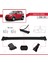 Daihatsu Terios 2006-2017 Arası ile Uyumlu Fly Model Ara Atkı Tavan Barı Siyah 3 Adet Bar 3
