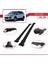 Ford Escape 2013-2019 Arası ile Uyumlu Fly Model Ara Atkı Tavan Barı Siyah 4
