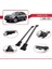 Infiniti Fx S51 2008 ve Sonrası ile Uyumlu Fly Model Ara Atkı Tavan Barı Gri 4