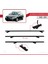 Alfa Romeo 156 Sportwagon (T932) 2000-2007 Arası ile Uyumlu Basıc Model Ara Atkı Tavan Barı Siyah 3 Adet 5