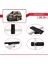 Dacia Duster 2010-2014 Arası ile Uyumlu Basıc Model Ara Atkı Tavan Barı Siyah 3 Adet 4