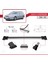 Saab 9-3 Sportwagon 2006-2012 Arası ile Uyumlu Fly Model Ara Atkı Tavan Barı Gri 3