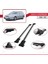 Saab 9-3 Sportwagon 2006-2012 Arası ile Uyumlu Fly Model Ara Atkı Tavan Barı Gri 4