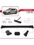 Peugeot 207 Sw 2006-2014 Arası ile Uyumlu Fly Model Ara Atkı Tavan Barı Siyah 3
