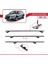 Audi A6 (C6) Allroad 2006-2011 Arası ile Uyumlu Basıc Model Ara Atkı Tavan Barı Gri 3 Adet 5