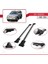 Opel Frontera 1999-2004 Arası ile Uyumlu Fly Model Ara Atkı Tavan Barı Gri 4