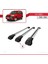 Fiat Doblo 2000-2009 Arası ile Uyumlu Ace-1 Ara Atkı Tavan Barı Gri 3 Adet Bar 4