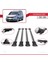 Volkswagen Caddy 2015-2019 Arası ile Uyumlu Fly Model Ara Atkı Tavan Barı Gri 4 Adet Bar 4