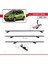 Chevrolet Spark 2009-2014 Arası ile Uyumlu Basıc Model Ara Atkı Tavan Barı Gri 3 Adet 5