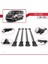 Opel Vivaro 2014-2019 Arası ile Uyumlu Fly Model Ara Atkı Tavan Barı Gri 4 Adet Bar 4