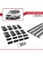 Ford Tourneo Courier 2014-2017 Arası ile Uyumlu Fly Model Ara Atkı Tavan Barı Gri 4 Adet Bar 5