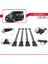 Ford Connect 2014-2021 Arası ile Uyumlu Fly Model Ara Atkı Tavan Barı Gri 4 Adet Bar 4