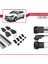 Renault Clio Sport Tourer 2013 ve Sonrası ile Uyumlu Ace-1 Ara Atkı Tavan Barı Gri 5