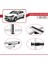 Renault Clio Sport Tourer 2013 ve Sonrası ile Uyumlu Basıc Model Ara Atkı Tavan Barı Gri 4