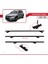 Volkswagen Tiguan 2007-2016 Arası ile Uyumlu Basıc Model Ara Atkı Tavan Barı Siyah 5