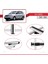 Kia Carens 2002-2006 Arası ile Uyumlu Basıc Model Ara Atkı Tavan Barı Gri 4