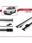 Toyota Rav4 2006-2012 Arası ile Uyumlu Basıc Model Ara Atkı Tavan Barı Gri 3