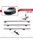 Citroen Berlingo 1996-2003 Arası ile Uyumlu Basıc Model Ara Atkı Tavan Barı Gri 5