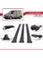 Vauxhall Combo D 2012-2018 Arası ile Uyumlu Fly Model Ara Atkı Tavan Barı Siyah 3 Adet Bar 4