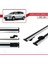 Hyundai Elantra Touring (Fd) 2007-2011 Arası ile Uyumlu Basıc Model Ara Atkı Tavan Barı Gri 3