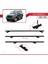 Jeep Cherokee (Kj) 2002-2007 Arası ile Uyumlu Basıc Model Ara Atkı Tavan Barı Siyah 5