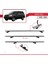Honda Pilot 2003-2008 Arası ile Uyumlu Basıc Model Ara Atkı Tavan Barı Gri 5