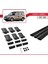 Vauxhall Combo D 2012-2018 Arası ile Uyumlu Fly Model Ara Atkı Tavan Barı Siyah 3 Adet Bar 5
