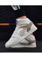 Erkekler ve Kadınlar Için Moda Basketbol Ayakkabıları Açık Sneakers Rahat ve Nefes Basketbol Rahat Spor Botları - Beyaz (Yurt Dışından) 5