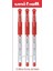 Uniball Signo Dx 0.38 mm Kırmızı Jel Kalem 3 Adet UM-151 1