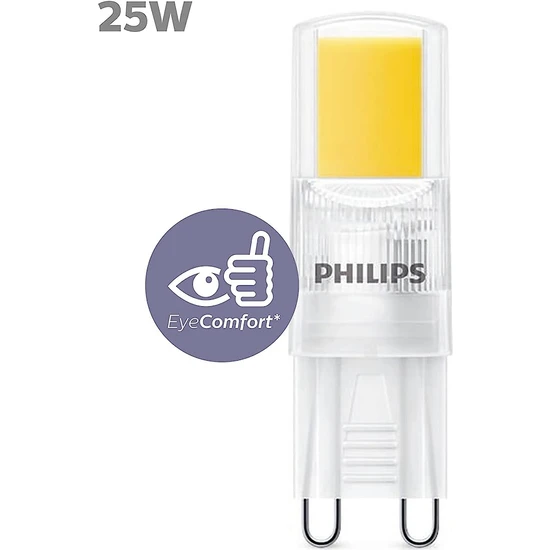 Philips LED Classic 2W/25W G9 Sarı Işık